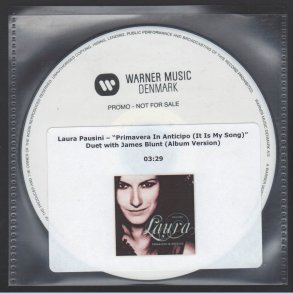 Primavera In Anticipo - 2008 Danish Warner label 1-track Promotional Issue CD Acetate