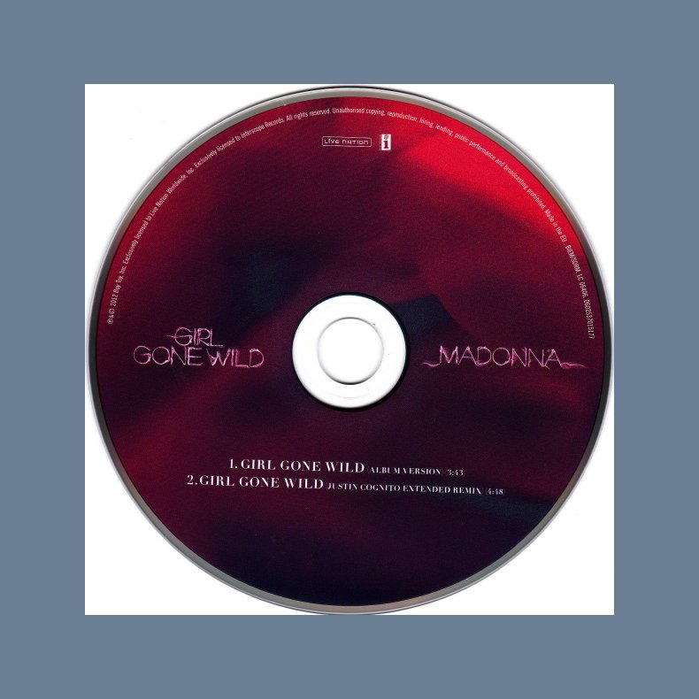 Girl Gone Wild - 2012 german Pressed Interscope label 2-track CD Single