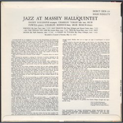 Jazz at Massey Hall/Quintet - Original 1959 Danish Debut label 6-track LP