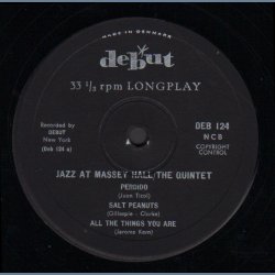 Jazz at Massey Hall/Quintet - Original 1959 Danish Debut label 6-track LP