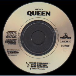 Under Pressure - Original 1988 UK Parlophone label 3-track 3" CD Single