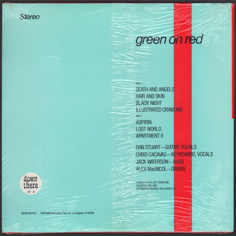 Green On Red - Original 1982 US Down There 7-track LP