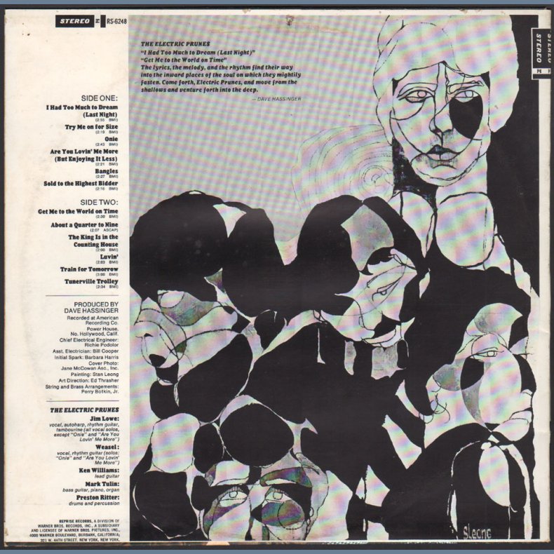 I Had Too Much To Dream (Last Night) - Original 1967 German Reprise label Stereo 12-track LP