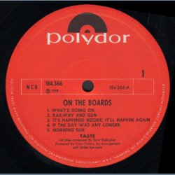 On The Boards - Original 1970 Scandinavian Polydor 10-track LP