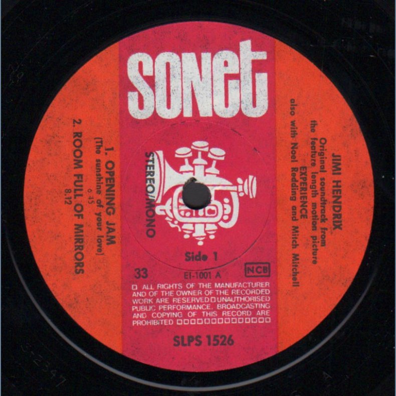 Experience - Original Sound Track From.... - Original 1967 Scandinavian 11-track Stereo Vinyl LP