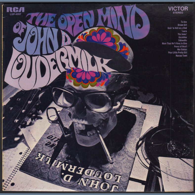 The Open Mind Of John D. Loudermilk - Original 1969 German RCA Victor label 12-track LP