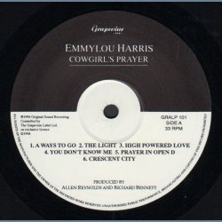 Cowgirl's Prayer - Original 1994 UK Grapevine label 11-track LP