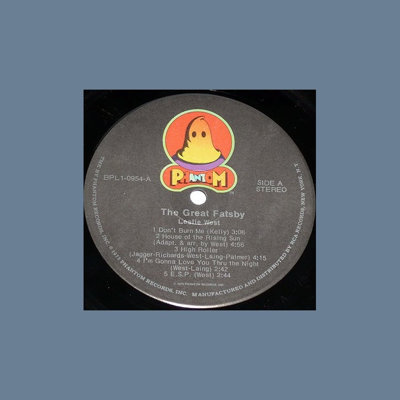 The Great Fatsby - Original 1975 US Phantom label 10-track LP