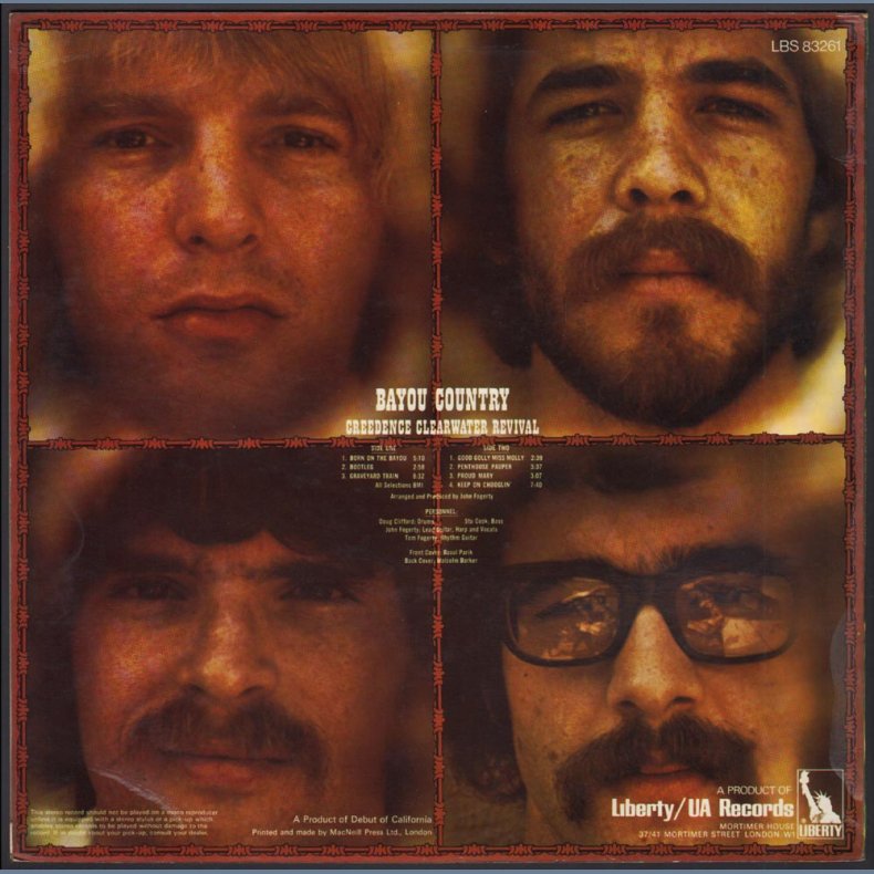 Bayou Country - Original 1969 UK Liberty label 7-track LP