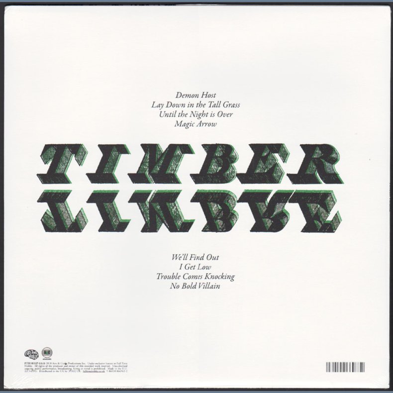 Timber Timbre - 2010 Full Time Hobby label 8-track limited edition LP incl 6-track live bonus CD