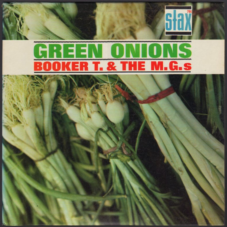 Green Onions - Original 1962 Stax label 12-track Mono LP - Pale Blue Labels