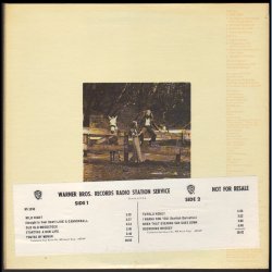 Tupelo Honey - Original 1971 US Warner Bros label 9-track Promotional Issue White Label LP