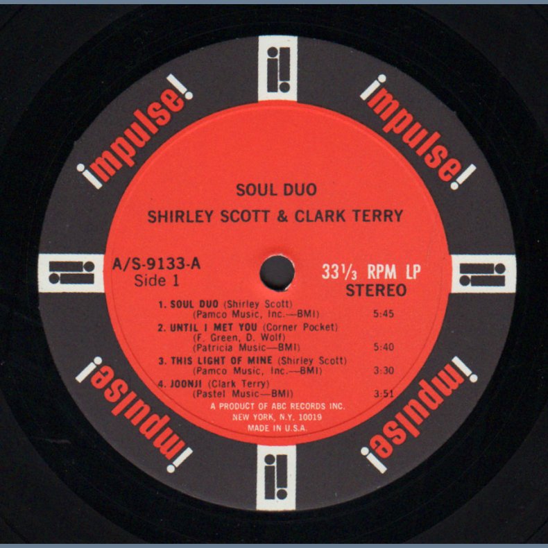 Soul Duo - 1966 US Impulse label 8-track Stereo LP