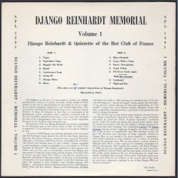 Memorial Vol 1 - Original 1956 Period label 15-track LP
