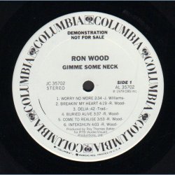 Gimme Some Neck - Original 1977 US Columbia label 11-track White Label Promotional LP