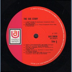 The Sue Story - 1969 UK United Artists 2nd Issue 12-track LP