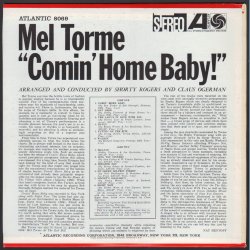 Comin' Home Baby! - Original 1962 US Atlantic label Stereo Issue 12-track LP 