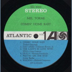 Comin' Home Baby! - Original 1962 US Atlantic label Stereo Issue 12-track LP 