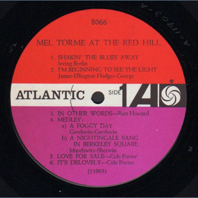 At The Red Hell - Original 1962 US Atlantic label mono issue 12-track LP 