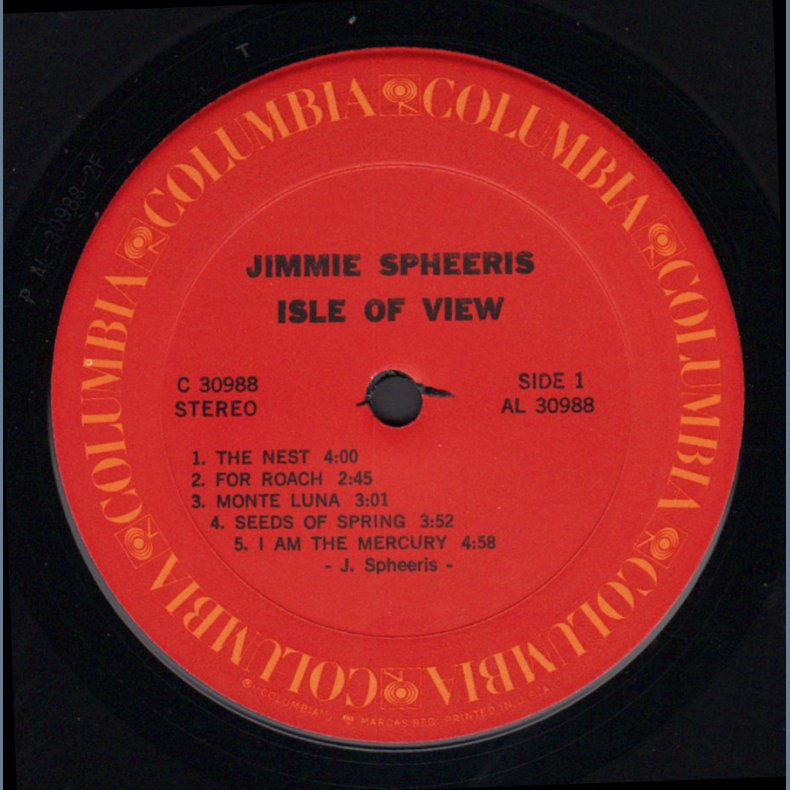 Isle of View - Original 1971 US Columbia label 10-track LP