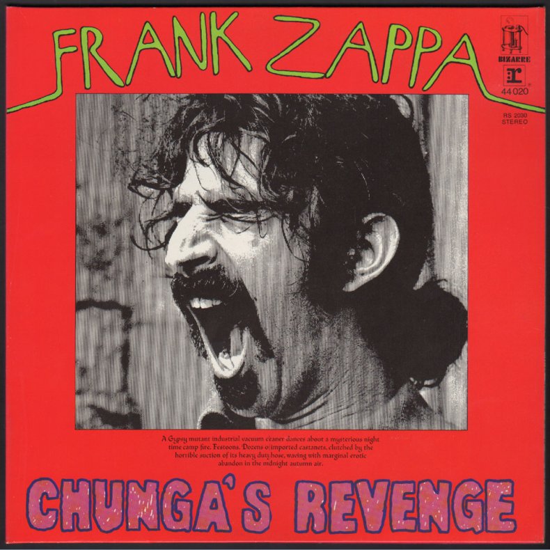 Chunga's Revenge - late 1970ies German Reprise label 12-track LP - Tan Riverboat Labels