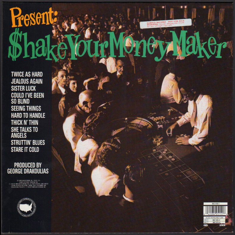 Shake Your Money Maker - 1990 Dutch pressed Def American label 10-track LP