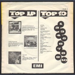 Run Through The Jungle b/w Up Around The Bend - 1970 Danish Liberty label 2-track 7" Single 