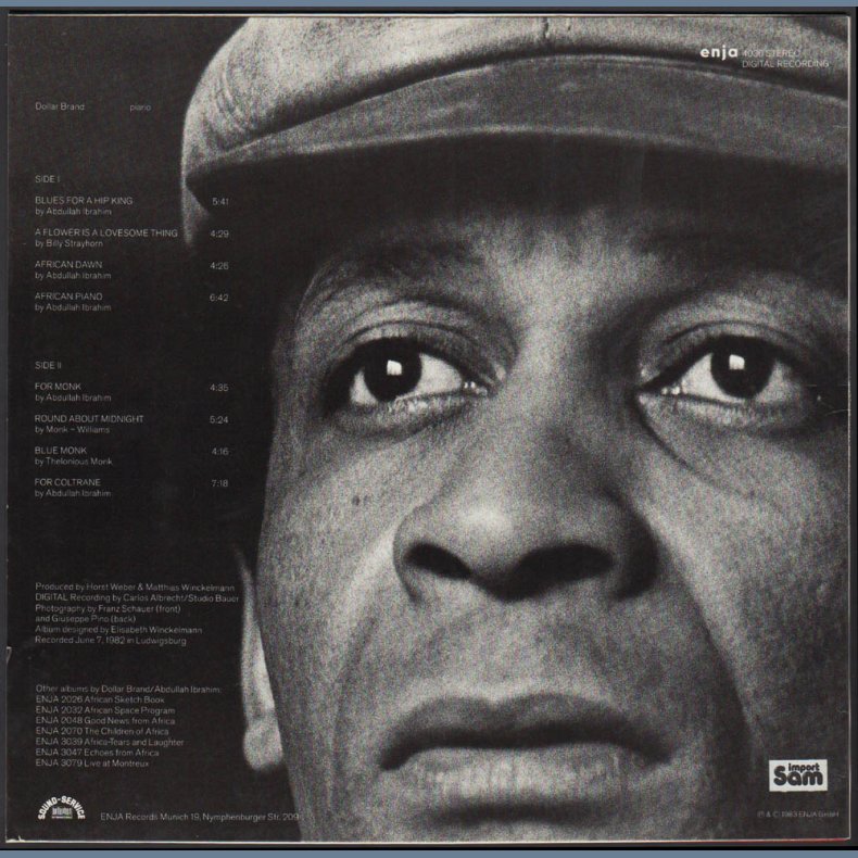 African Dawn - Original 1983 German Enja label 8-track LP