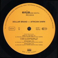 African Dawn - Original 1983 German Enja label 8-track LP