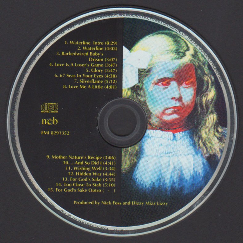 Dizzy Mizz Lizzy - Original 1994 German EMI Elektrola label Promotional Issue Only Presskit