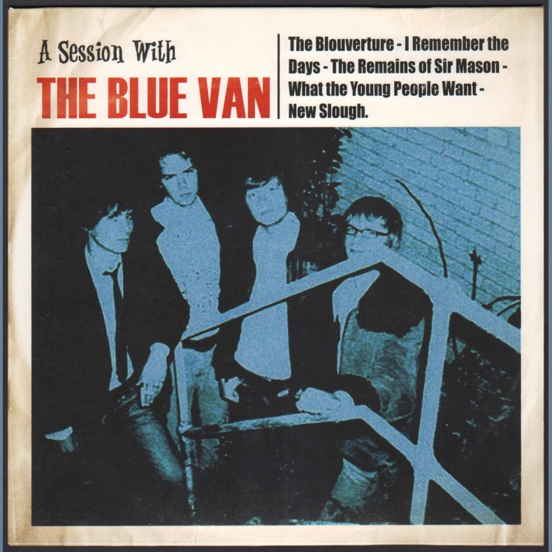 A Session With The Blue Van - 2014 Danish Dacca label 5-track 10"