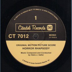 Horror Rhapsody/ Horror Express - 1980 US Citadel label 11-track Mono/Stereo LP