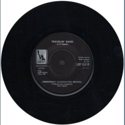 Travelin' Band b/w Who'll Stop The Rain - 1970 Danish Liberty label 2-track 7" Single 