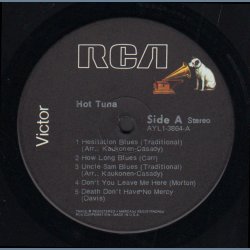 Hot Tuna - late 1970ies US RCA Victor label 10-track LP