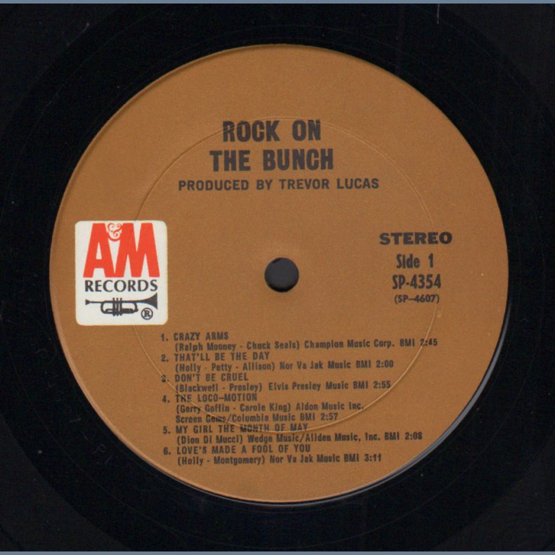 Rock On - Original 1972 US A&M label 12-track LP