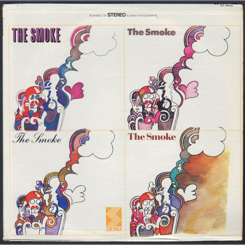 The Smoke - Original 1968 US Sidewalk label 13-track Stereo LP