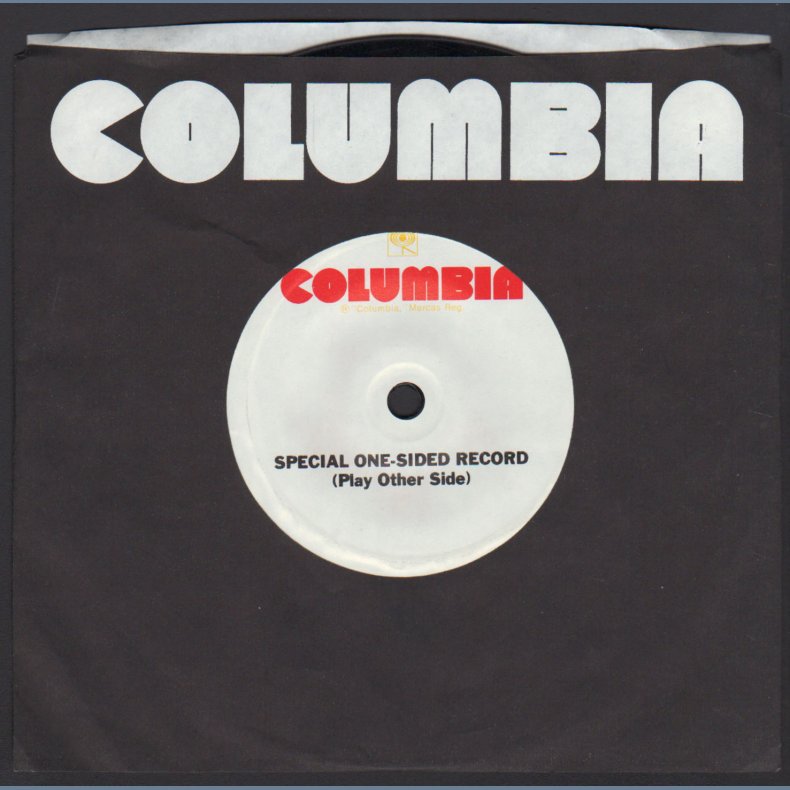 Coming Up (Live In Glasgow) - Original 1980 US Columbia label 1-sided Demonstration 7" Single