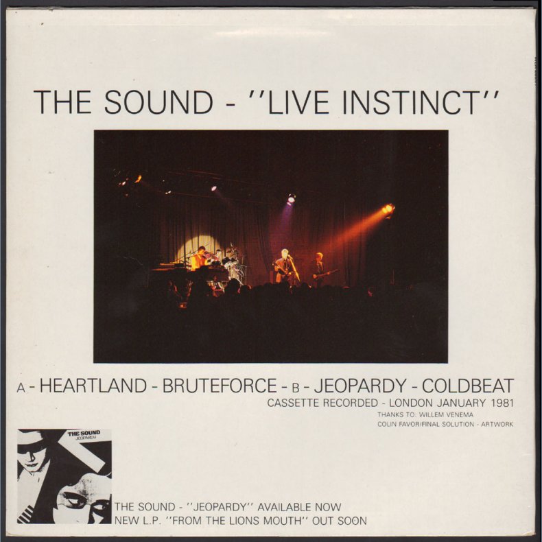 Live Instinct - 1981 Dutch pressed only WEA label 4-track 12"