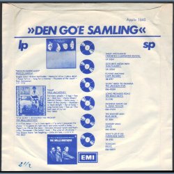 Imagine b/w It's so hard - Original 1971 Danish Apple label 2-track 7" Single