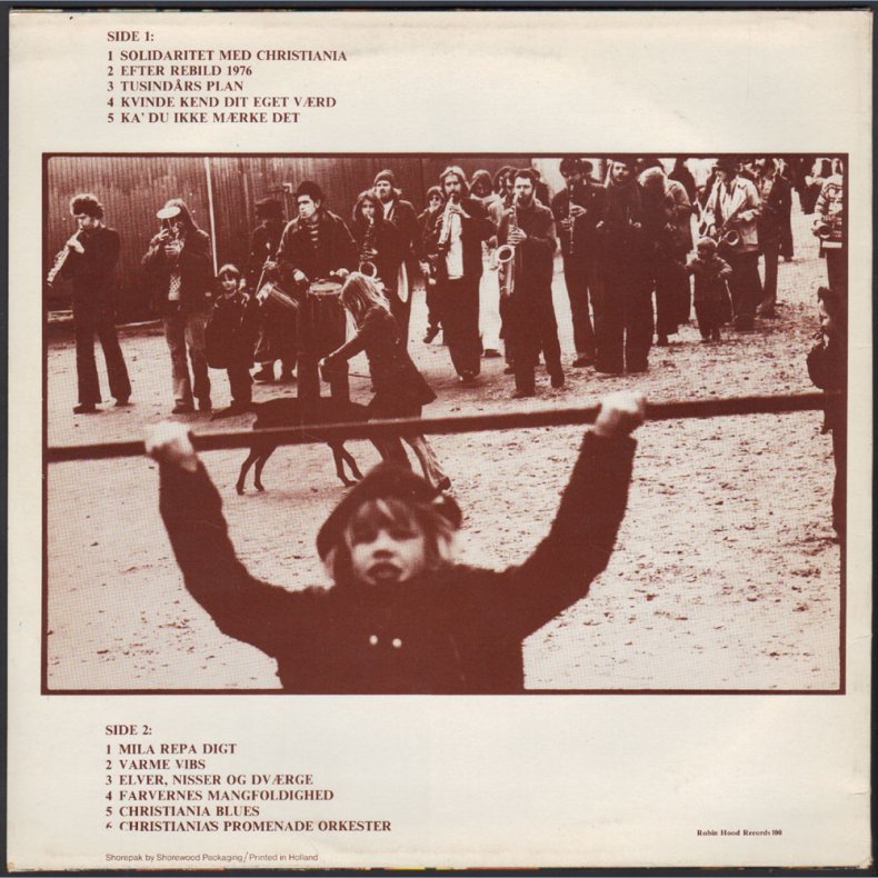 Christiania - Vores Musik - Original 1977 Dutch pressed 11-track LP