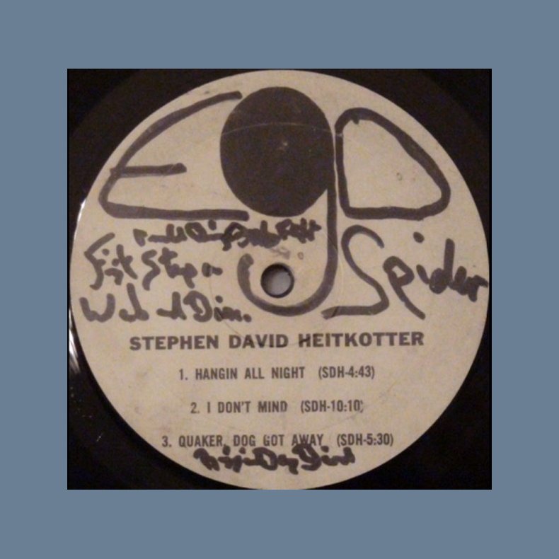 Stephen David Heitkotter - 2010 US Time-Lag label 5-track LP