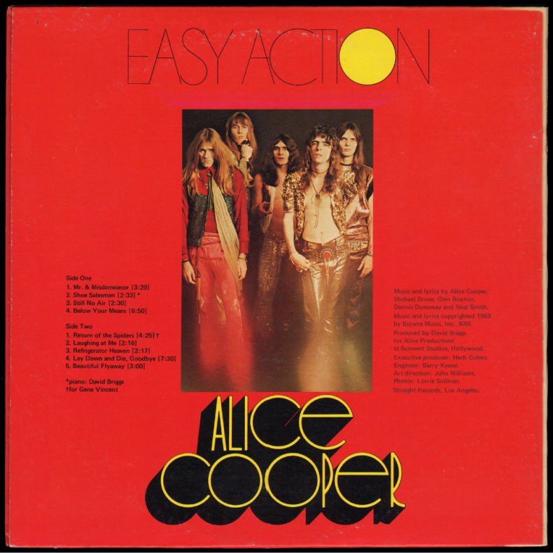 Easy Action - Original 1970 US Straight label 9-track LP - Pink labels