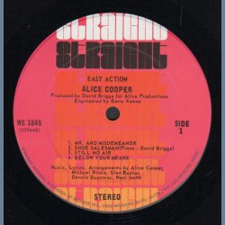 Easy Action - Original 1970 US Straight label 9-track LP - Pink labels