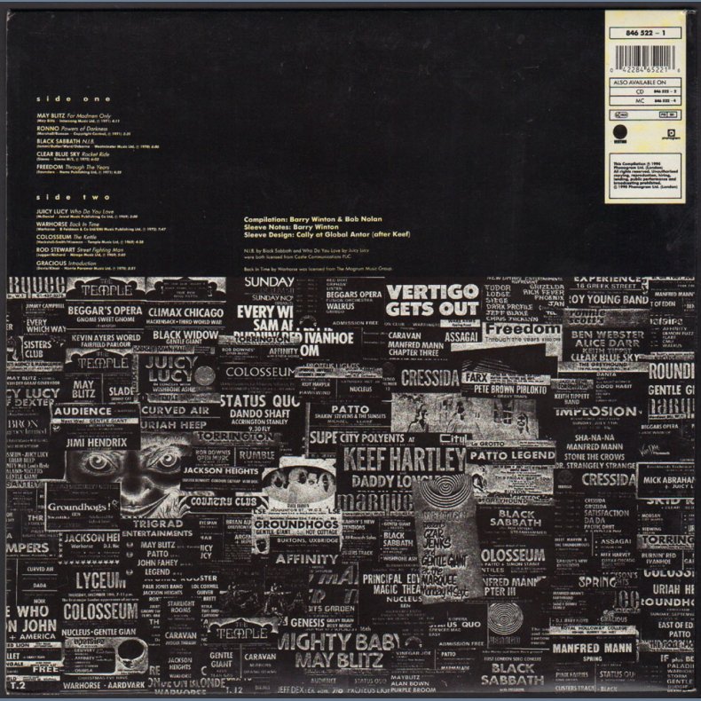 Vertigo Classics And Rarities 1969 - 1973 Volume One