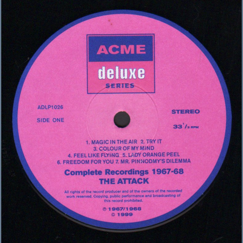 The Complete Recordings 67-68 - 1999 UK Acme label 15-track LP