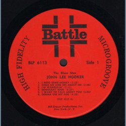 The Blues Man - 1963 US Battle label 12-track Mono LP
