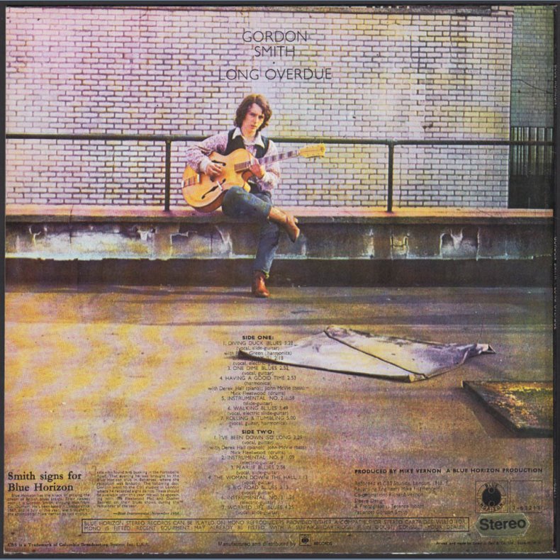 Long Overdue - Original 1968 UK Blue Horizon label Stereo Issue LP