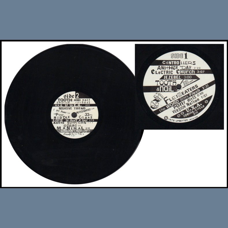 Tooth And Nail - 1989 US Upsetter label 2nd Pressing 15-track LP