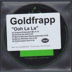 Ooh La La - Authentic 2005 Danish Mute/EMI label 5-track DJ Promotional Issue Remix CD Acetate