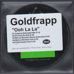 Ooh La La - Authentic 2005 Danish Mute/EMI label 5-track DJ Promotional Issue Remix CD Acetate